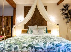 2 Suites romantiques avec spa privatif et 1 loft avec billard proche de Toulouse, hotel económico en Verfeil