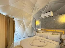 Nada luxury camp, capsule hotel in Wadi Rum