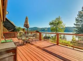 Harrison Home with Grill and Lake Views Walk to Town!