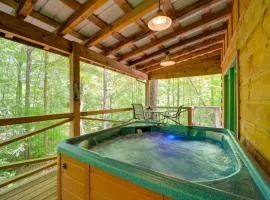 Hot Tub and Trail Access Relaxing Marion Cabin