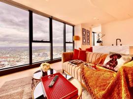 High rise top view 2bed2bath, ваканционно жилище в Мелбърн