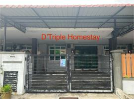 D'Triple Homestay Bandar Jasin Bestari Jasin Melaka, holiday home in Bemban