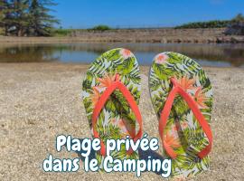 Camping Paradis le Moulin des Oies, пляжний готель у місті Belz