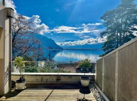 Spa luxury app for 2 or 4 pers centre lac view, spa hotel in Montreux