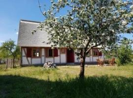 Saniertes historisches Fischerhus Lütt Hauke linke Haushälfte Traudel, apartment in Altwarp