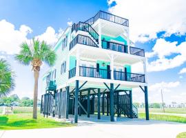 Teal Tidez Ocean View Luxury Home w Crows Nest, hotel v destinaci Myrtle Beach