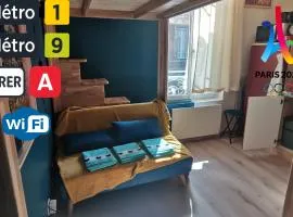 Studio cozy - Proche Paris, Métro, salles de concert et Disneyland