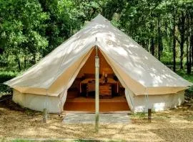 Luxury Bell Tent at Camping La Fortinerie