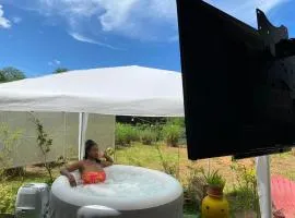 Refuge détente & jacuzzi- La chaumière
