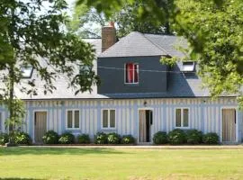 Blue cottage in Normandie