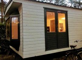 Wulft 47 Zonnig gezellig 6p chalet met zwembad in bosrijke omgeving op Familie Camping de Vossenburcht