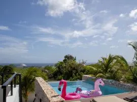 Luxury villa incl pool with seaview near beaches