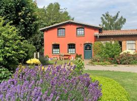 Ferienhaus mit Kamin auf dem Bauer, pet-friendly hotel in Falkenhagen