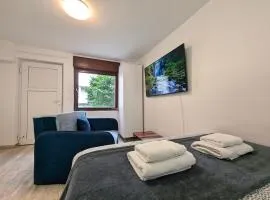 Cozy Room w A/C, 65'' TV & Floor Heating