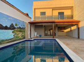 Duplex com piscina e mobiliado, casa rústica em Campina Grande