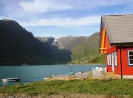 Fjordhytte-7, im Vestland, am Maurangerfjord beim Hardanger, nahe Trolltunga, zwischen Odda und Rosendal