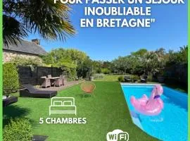 VILLA KER BLEUENN * 10 PERSONNES * PISCINE * SAUNA