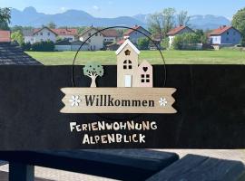 Ferienwohnung Alpenblick, hótel með bílastæði í Bruckmühl