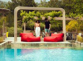 Zoe Hotel, Trypiti Beach Resort & Hive water park, ferieanlegg i Limenaria