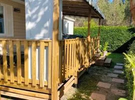 Mobil home, camping 4* Lac privé