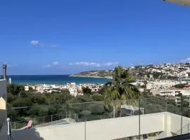 Sea view Apartment 5 with roof top terrace, Almyrida