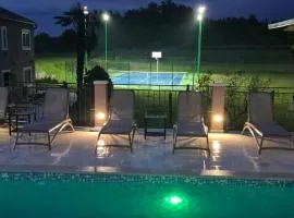 Villa Vesna with tennis court