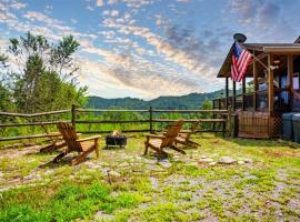 Mountain View/Jacuzzi/ Fire pit/ close to downtown, khách sạn ở Murphy