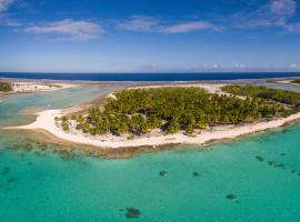 Fafarua Ile Privée Private Island, location près de la plage à Tikehau