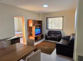 Apartamento mobiliado com vista da linda Serra Mantiqueira