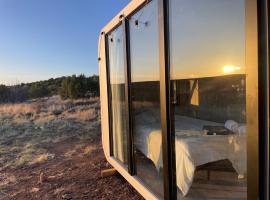 Glass Pod near Grand Canyon, campsite in Ash Fork