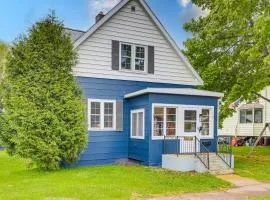Ontonagon Home with Fire Pit - Steps to Beach!