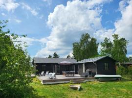 Sommerhus ved Mossø med søkig, hotel din Skanderborg