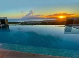 Heated Pool & Jacuzzi, Sea View - Paleokastro Luxury Villas