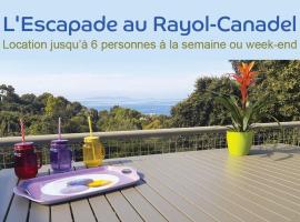 Villa l'Escapade, cabaña o casa de campo en Rayol-Canadel-sur-Mer
