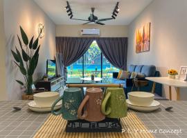 Groundfloor Poolside Manhattan Ipoh Free Netflix&Carpark, condominio en Ipoh