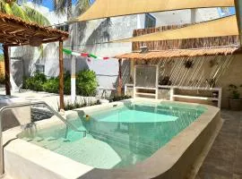 Casa con Alberca y Jacuzzi en Chelem