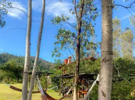"Acogedora Cabaña Ojo de Agua en Villa de Leyva -Vistas Increíbles de las Montañas Iguaque!