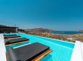 Wonderful Mykonos Villa | Villa Rohfa | 5 Bedrooms | Unique Aegean Sea Views | Private Infinity Pool | Ftelia beach