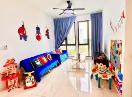 Legoland-Happy Wonder Suite,Elysia-8pax,100MBS, hotel with jacuzzis in Nusajaya