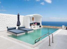 Dream Villa Santorini, villa i Vourvoulos