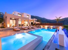 Minoas Villas Heated Pool, holiday home in Kournás