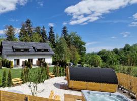 Widokowo - Domki z widokiem na Śnieżkę z Jacuzzi i Sauną, chalet i Karpacz