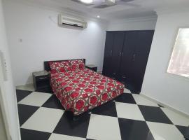 Fully Furnished bedroom with shared bathroom in a villa sharjah, homestay in Sharjah