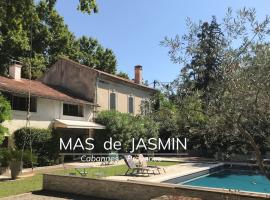 Mas de Jasmin with a private swimmingpool, hotel en Cabannes