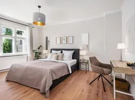 Gemütliches HILVIT-Apartment am CTK für Geschäfts- & Kulturreisende, modern & geräumig, Smart TV, Waschmaschine, 2 Schlafzimmer