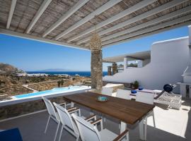 Myconian Vision Villas, hotel en Playa de Elia