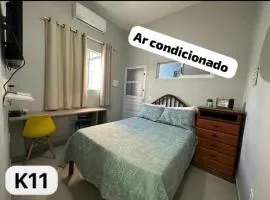 Nº11- Mini Apto 5 min do Centro ar cond, cozinha e garagem