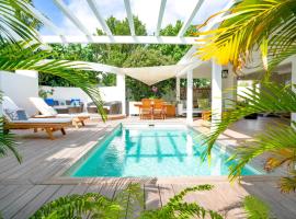 2 bedrooms villa with private pool furnished terrace and wifi at Saint Barthelemy, hotel din Saint Barthelemy