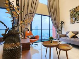 Loft Suite CityView near JB CIQ 7Pax, hotel with jacuzzis in Johor Bahru