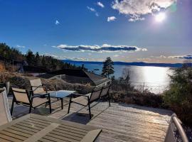 Flaskebekk at Nesodden with unbeatable Oslo Fjord views and a private beach hut, cabaña o casa de campo en Nesoddtangen